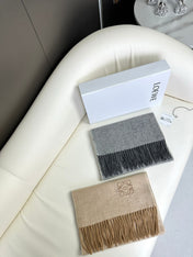 SCARF 180 CM IN MOUSE GRAY CASHMERE 383862
