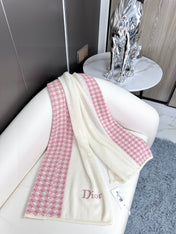 SCARF 190 CM IN BABY PINK MIX BEIGE CARO CASHMERE 388126