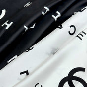 CHANEL 25S SCARF 90 IN SILK 991884
