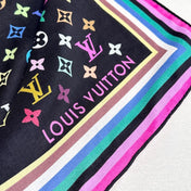 LV SCARF 134 CM IN WOOL MIX SILK 719982