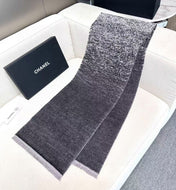 CHANEL 25S SCARF 185 IN CASHMERE WOOL 733953