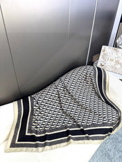 DIOR SCARF 140 CM IN CASHMERE-SILK BLEND 699255