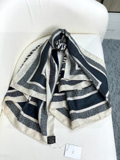 DIOR SCARF 140 CM IN CASHMERE-SILK BLEND 699256