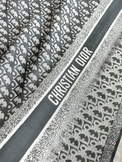 DIOR SCARF 140 CM IN SILK-WOOL BLEND 702041