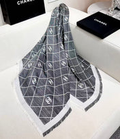 CHANEL 26S SCARF 140 IN CASHMERE AND SILK 304552