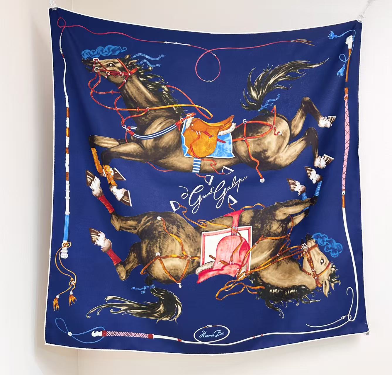 HERMES 26S SCARF 90 IN SILK 303189