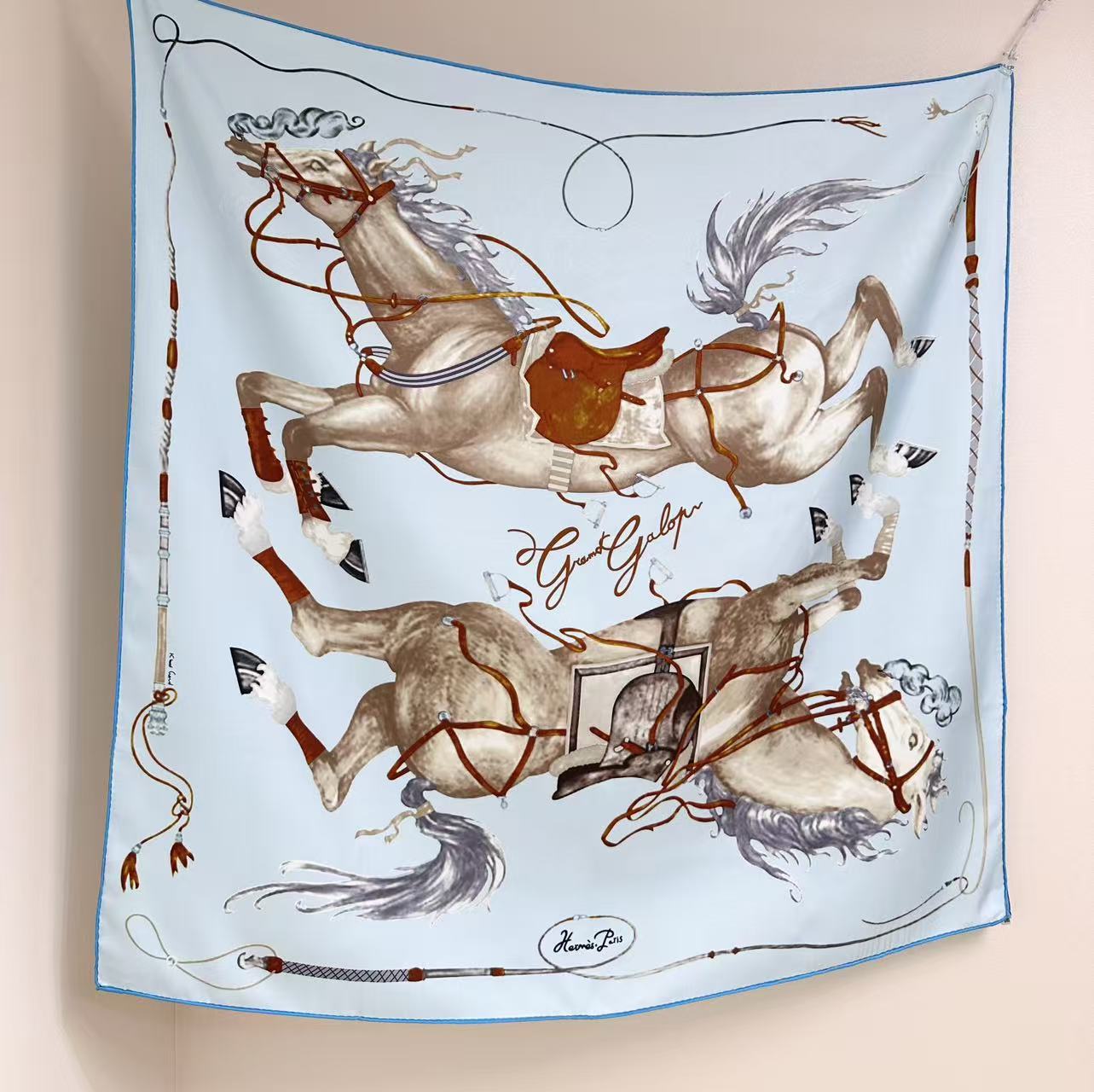 HERMES 26S SCARF 90 IN SILK 303194
