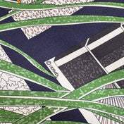 HERMES 26S PRINTED SQUARE SCARF 88 IN SILK 309442