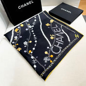 CHANEL 26S SCARF 90 IN SILK 307121