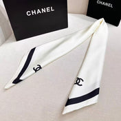 CHANEL 26S SCARF 90 IN SILK 303209