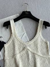 Chanel 25P Camisole Beige Cashmere 220192