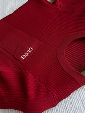 GUCCI SHORT-SLEEVE KNIT TOP 242808