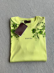 GUCCI SHORT SLEEVE LOGO PRINTED T-SHIRT 275722