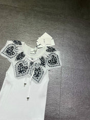 DIOR 26S LACE-COLLAR KNIT TOP 1382