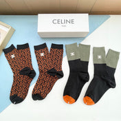 CELINE 26S CREW SOCKS 527749 (1 BOX)