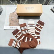 BURBERRY 26S CREW SOCKS 155642 (1 BOX)