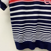 GUCCI SHORT-SLEEVE KNIT TOP 253099