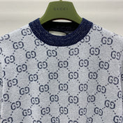 GUCCI SHORT-SLEEVE KNIT TOP 257394