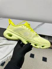 LOEWE 26S CLOUDSOLO SNEAKERS IN LIME YELLOW RECYCLED POLYESTER