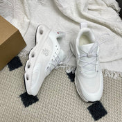 LOEWE 26S CLOUDSOLO SNEAKERS IN WHITE RECYCLED POLYESTER