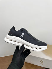 LOEWE 26S CLOUDTILT SNEAKER IN BLACK AND WHITE RECYCLED POLYESTER