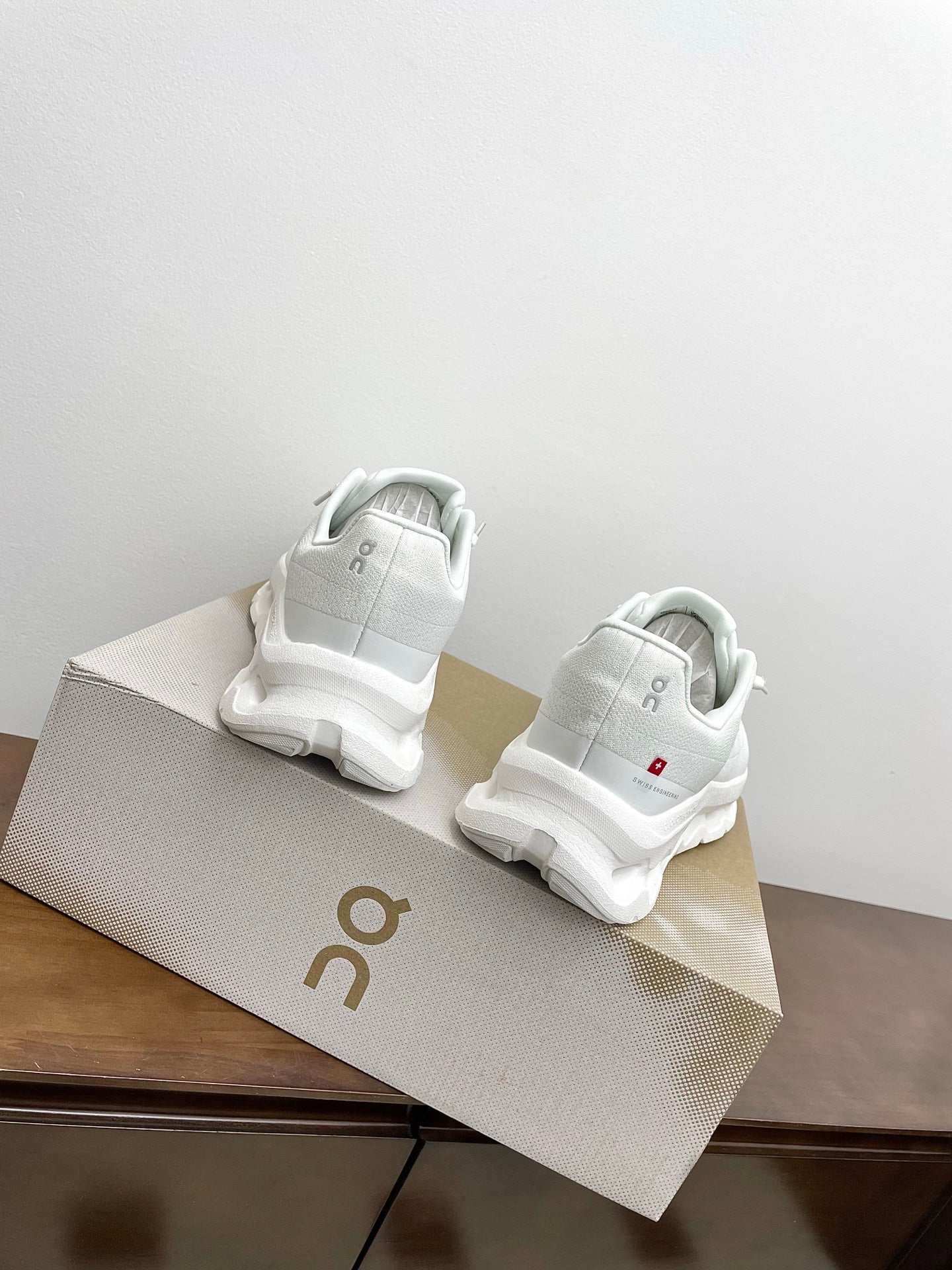 LOEWE 26S CLOUDTILT SNEAKER IN WHITE RECYCLED POLYESTER