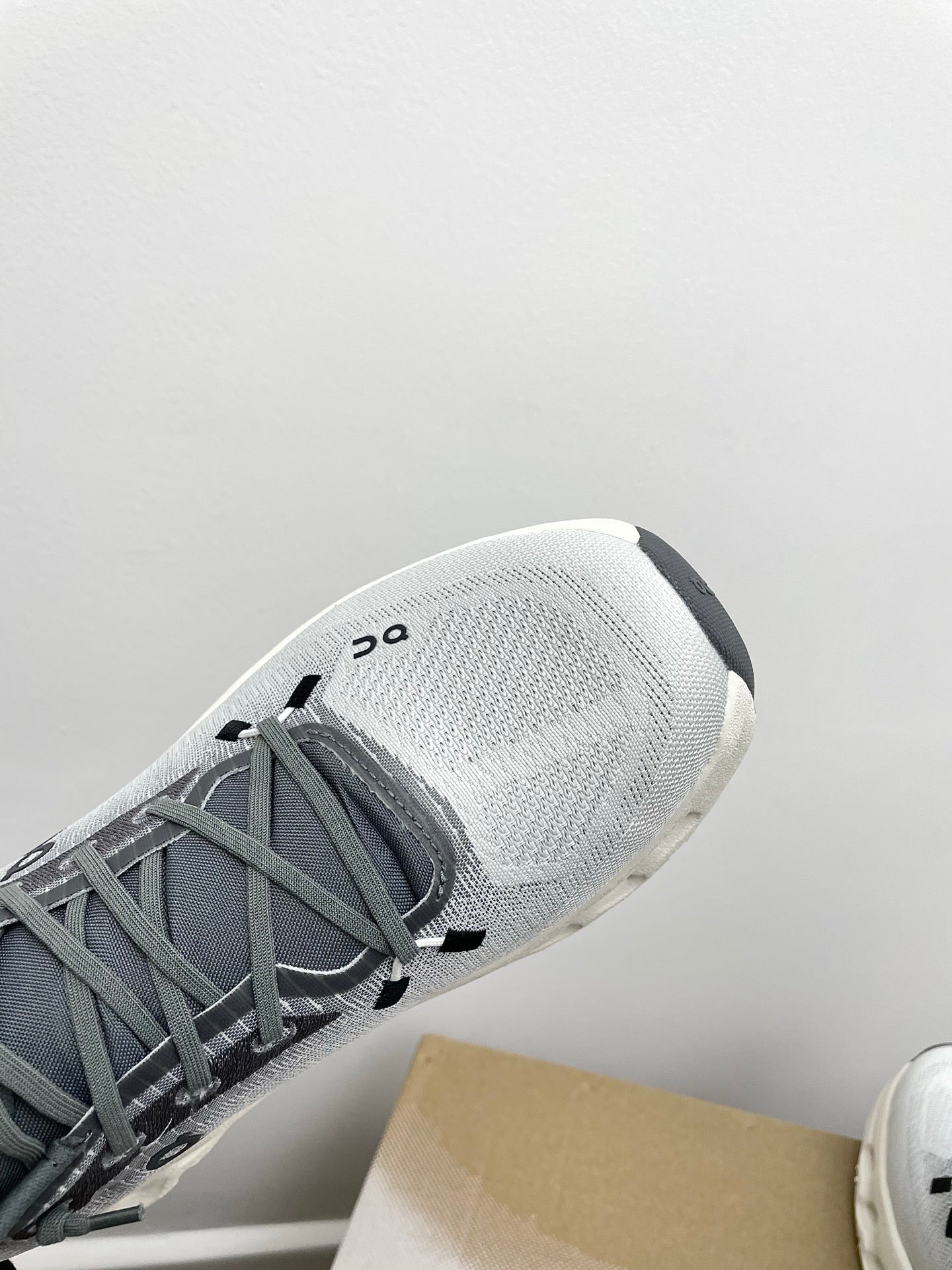 LOEWE 26S CLOUDTILT SNEAKER IN LIGHT GREY RECYCLED POLYESTER