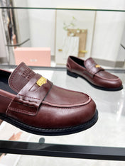 PENNY LOAFERS IN DARK BROWN CALFSKIN