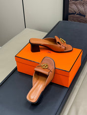 ISLE SANDAL IN BRONZE BROWN CALFSKIN