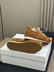 PRADA 25S SNEAKER IN BROWN SUEDE STYLE 8