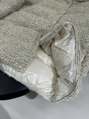 MONCLER 25S COCHELLE TWEED MID-LENGTH DOWN JACKET 202