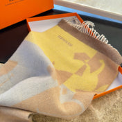 HERMES 25S SCARF 170 IN CASHMERE 854664