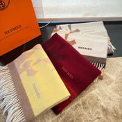 HERMES 25S SCARF 170 IN CASHMERE 854664