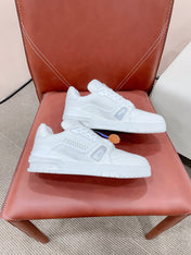 TRAINER SNEAKER IN WHITE CALFSKIN