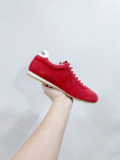 PLUME SUEDE SNEAKERS WATERMELON