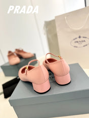 Pra Ballerina Pumps 40 Pink Lambskin