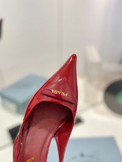 Pra Slingback Pumps 75 Red Patent Leather