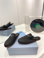 Crochet Mules 5mm Black