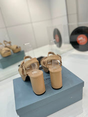 PRA HIGH HEELS 85MM IN BEIGE CALFSKIN