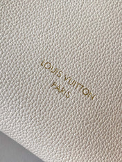 LV 25S LOW KEY HOBO BAG 35 CM IN CREAM WHITE CALFSKIN
