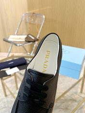 PRA LACE-UP SHOES BLACK CALFSKIN