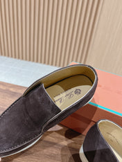 LP OPEN WALK LOAFERS ASH BROWN SUEDE