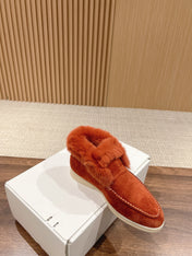 LP CLASSIC SUMMER CHARMS WALK LOAFERS BURNT ORANGE CALFSKIN