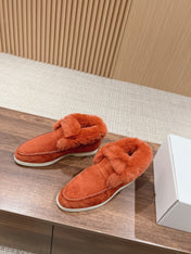 LP CLASSIC SUMMER CHARMS WALK LOAFERS BURNT ORANGE CALFSKIN