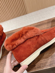 LP CLASSIC SUMMER CHARMS WALK LOAFERS BURNT ORANGE CALFSKIN