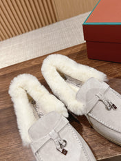LP SUMMER CHARMS WALK LOAFERS LIGHT GRAY FLEECE