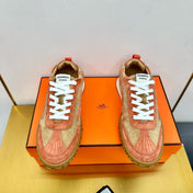 JET SNEAKER IN HONEY MIX TIGER ORANGE