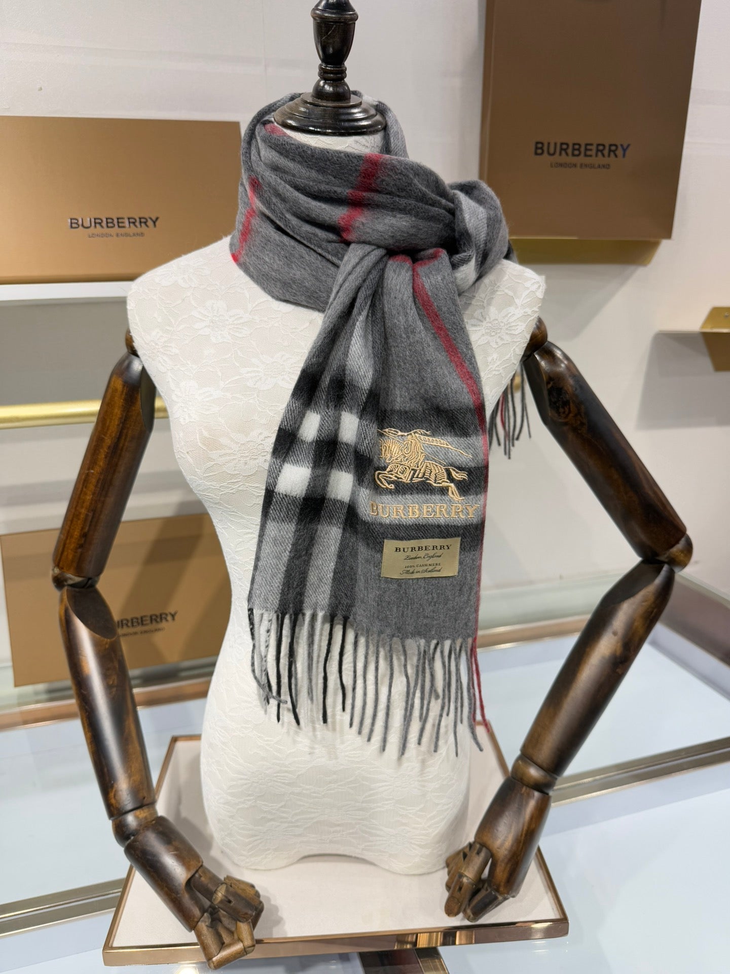 BBR SCARF 180 CM IN CASHMERE 732174