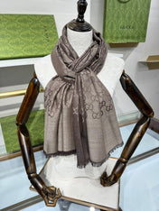 GUCCI 25S SCARF 200 IN CASHMERE SILK 706563