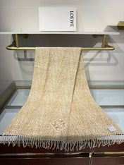 LOEWE 25S SCARF 180 IN CASHMERE WOOL 706575